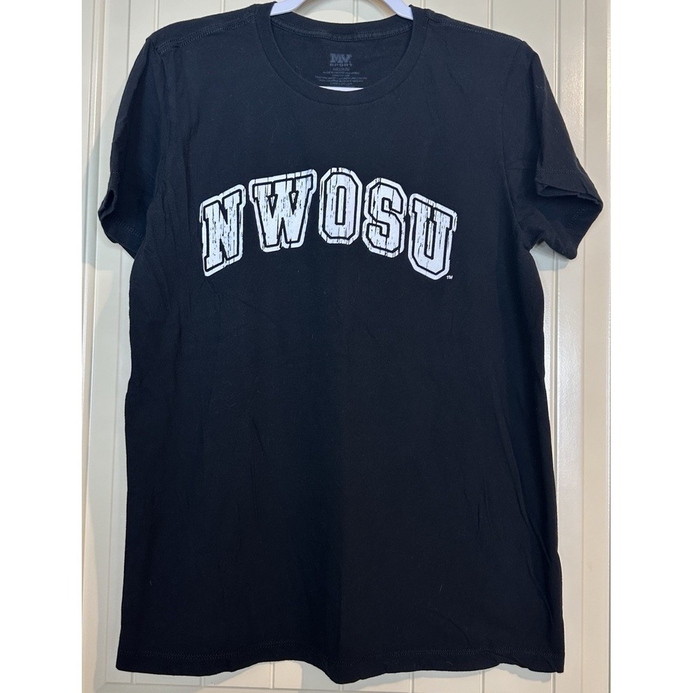 NWOSU Rangers Northwestern Oklahoma State black short sleeve t-shirt sz M